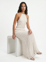 Madeline | Tiered Halter Maxi Dress