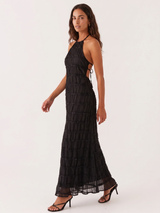 Madeline | Tiered Halter Maxi Dress