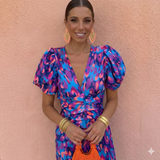 Nellie | Elegant Floral Wrap Dress