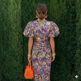 Nellie | Elegant Floral Wrap Dress