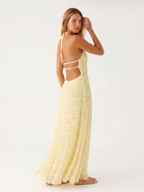 Madeline | Tiered Halter Maxi Dress