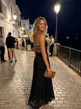 Madeline | Tiered Halter Maxi Dress