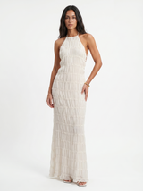 Madeline | Tiered Halter Maxi Dress
