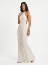 Madeline | Tiered Halter Maxi Dress