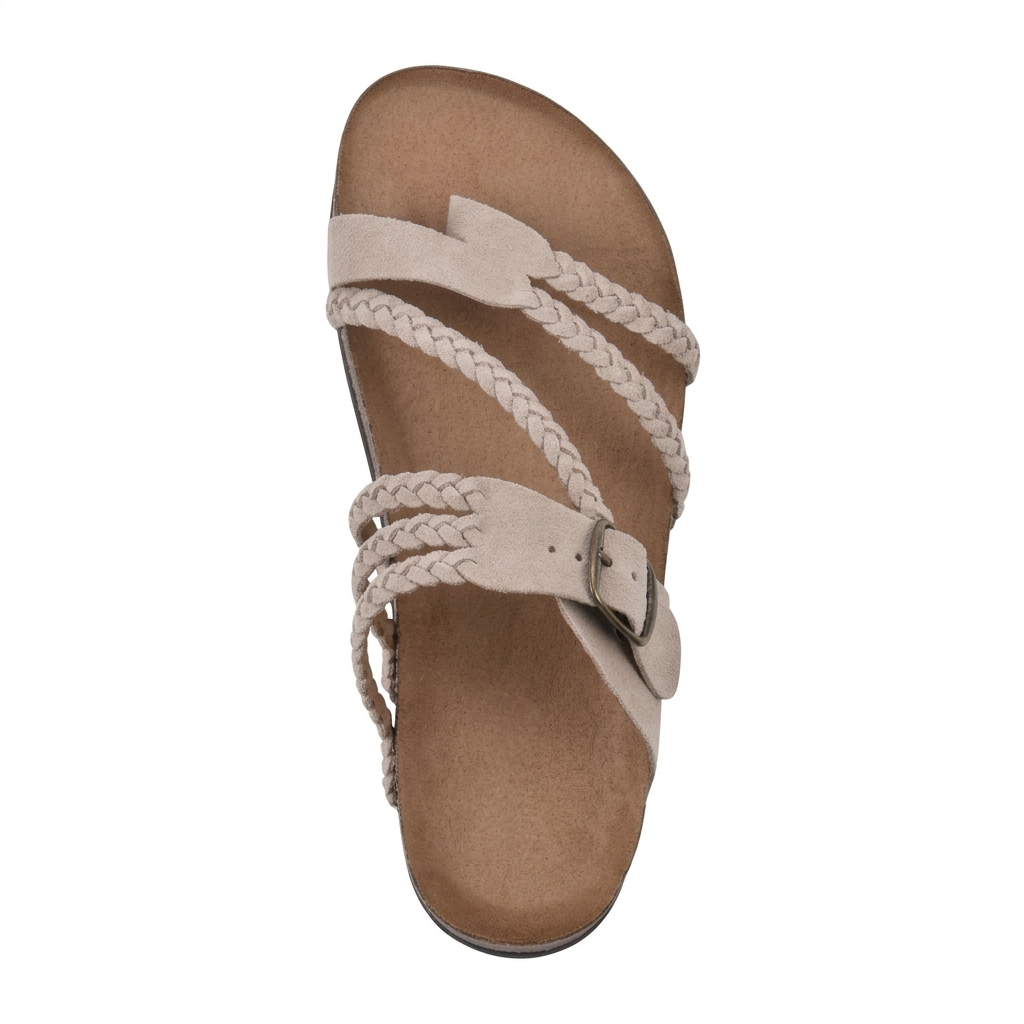 Brynlee | Braided Cork Sandals