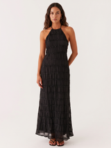 Madeline | Tiered Halter Maxi Dress