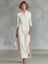 Suki | Maxi Shirtdress in Black