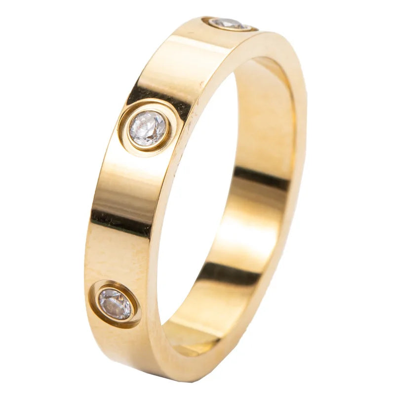 Soleil | Crystal-Accent Gold-Tone Ring
