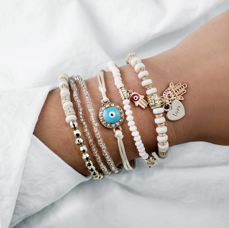Quinn | Hamsa Charm Bracelet Bundle