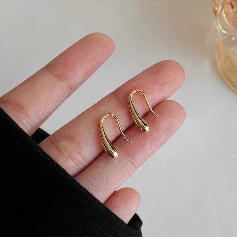Karen | Polished Drop Sterling Earrings