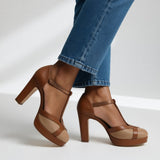 Nicole | Retro Ergonomic Strap Heels
