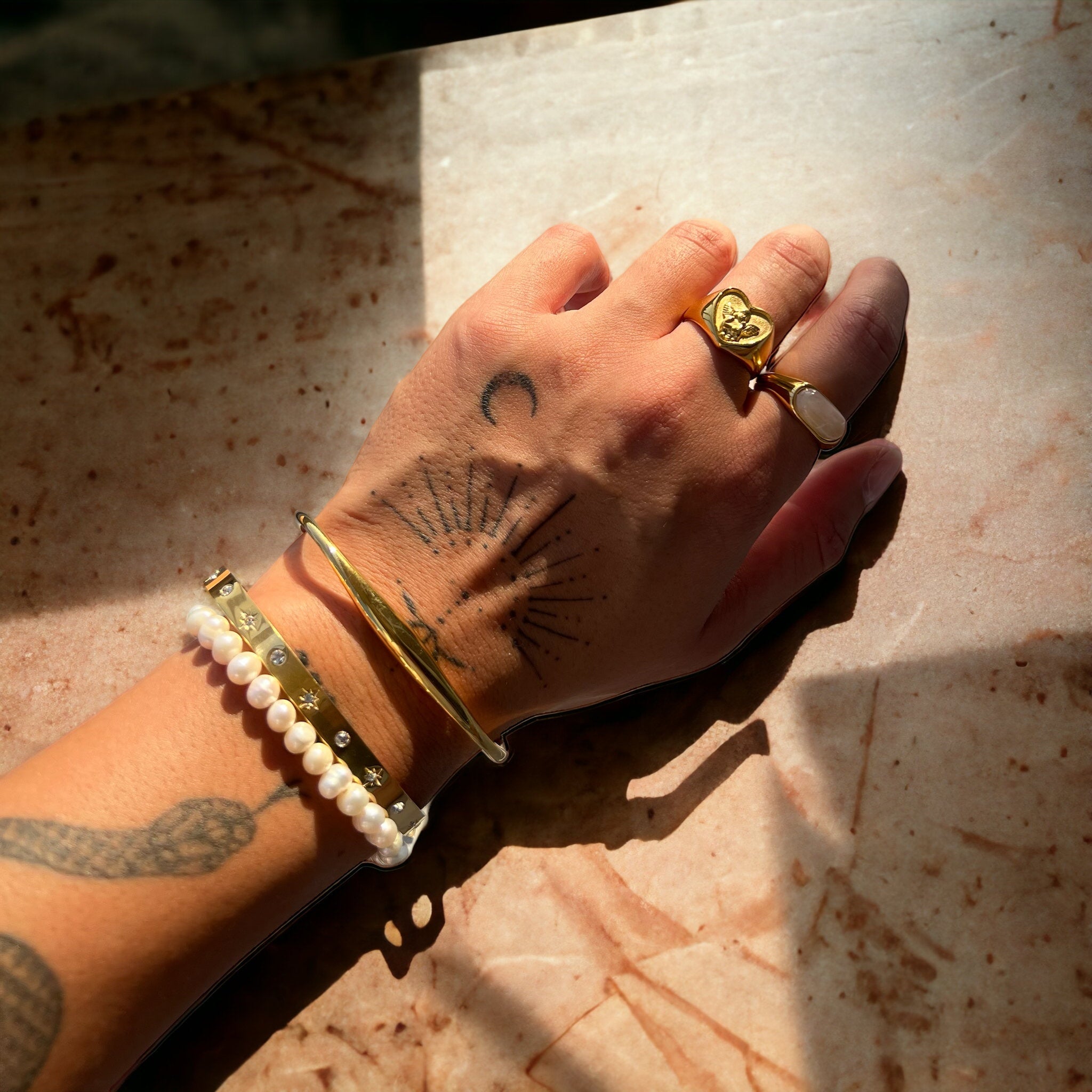 Elsbeth | Pink Center Statement Ring