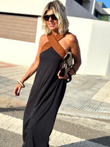 Candace | Open-Back Halterneck Evening Dress