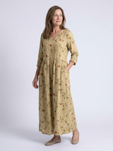 Ragna | Floral V-Neck Maxi Dress