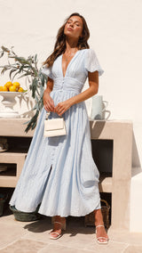 Myla | Romantic Puff Sleeve Maxi Dress