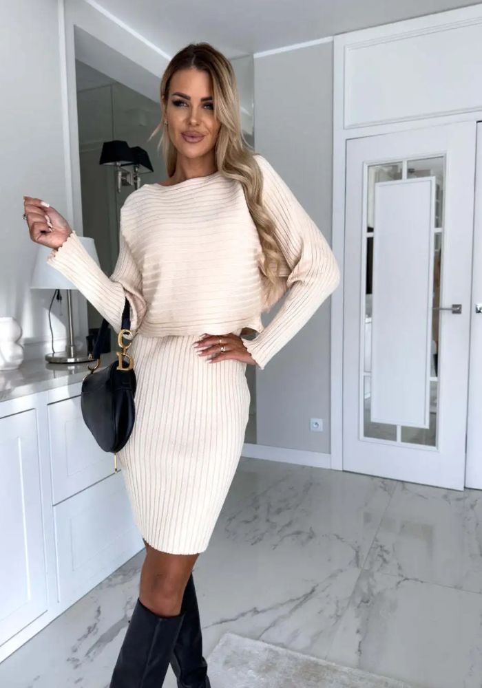 Celeste | Ribbed Knit Two-Piece Set