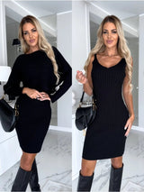 Celeste | Ribbed Knit Two-Piece Set