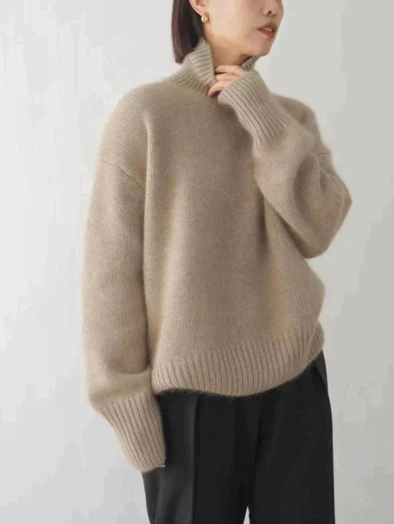Vivienne | Luxe Cashmere Turtleneck Sweater