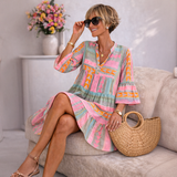 Tuesday | Flowing Print Midi Dress