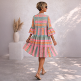 Tuesday | Flowing Print Midi Dress