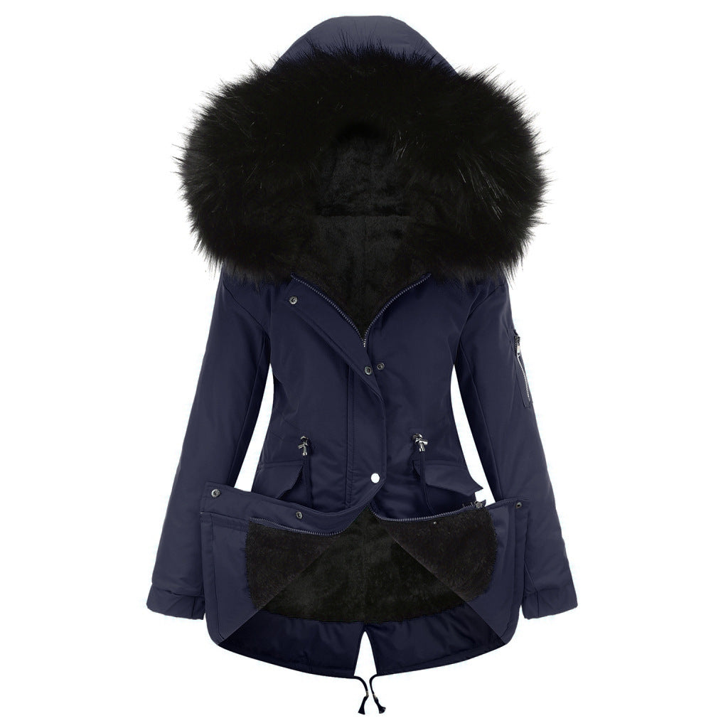 Élise | Velvet-Trimmed Winter Parka
