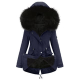 Élise | Velvet-Trimmed Winter Parka