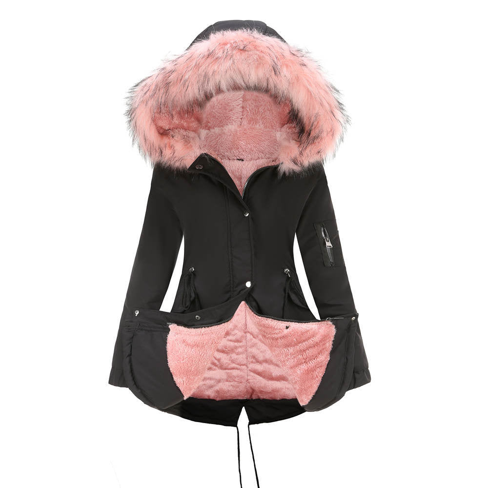 Élise | Velvet-Trimmed Winter Parka