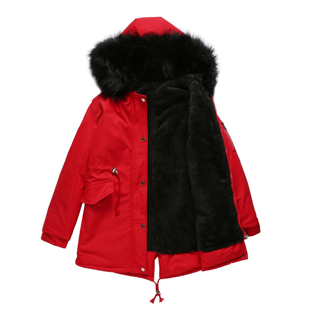 Élise | Velvet-Trimmed Winter Parka