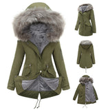 Élise | Velvet-Trimmed Winter Parka