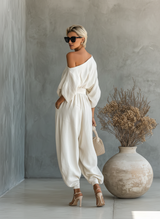 Laney | Oversize Knit Set in Off-White