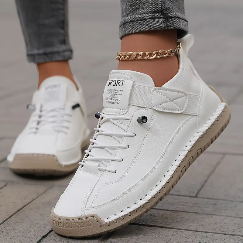 Mamie | Orthopedic Slip-On Leather Sneakers