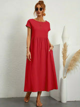 Phyllis | Pleated Midi Dress