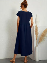 Phyllis | Pleated Midi Dress