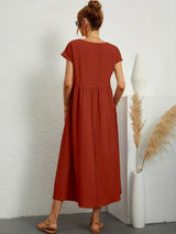 Phyllis | Pleated Midi Dress