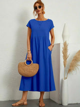 Phyllis | Pleated Midi Dress