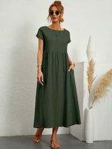 Phyllis | Pleated Midi Dress