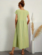 Phyllis | Pleated Midi Dress