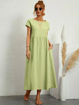 Phyllis | Pleated Midi Dress