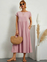 Phyllis | Pleated Midi Dress