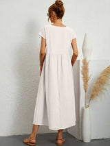 Phyllis | Pleated Midi Dress