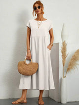 Phyllis | Pleated Midi Dress