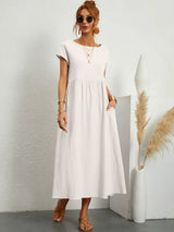 Phyllis | Pleated Midi Dress