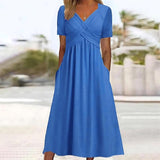 Alease | Elegant A-Line Midi Dress