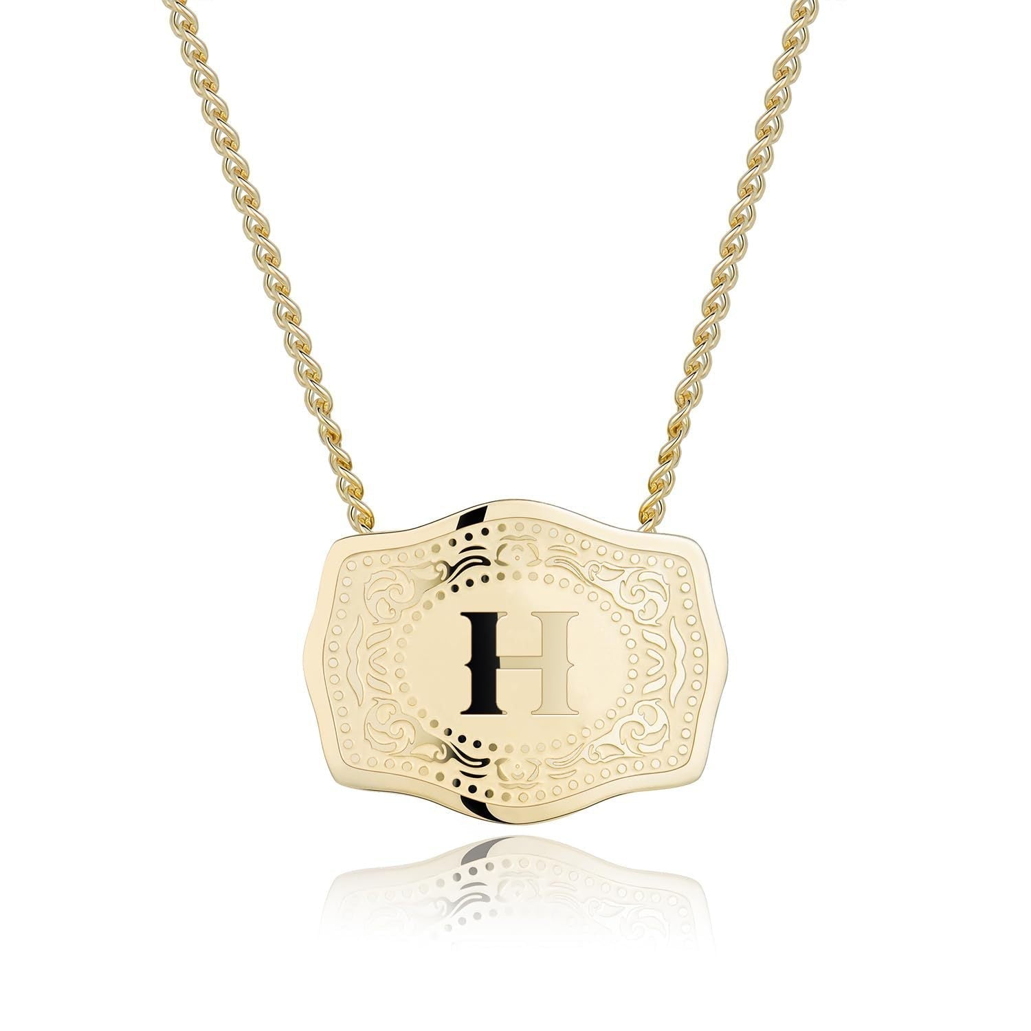 Quinn | Sleek Initial Letter Pendant Necklace
