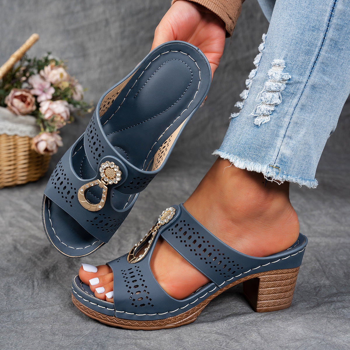 Ivah | High Heel Orthopedic Sandals