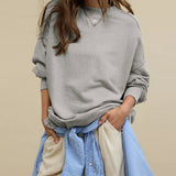 Camille | Relaxed Crewneck Cotton Sweatshirt