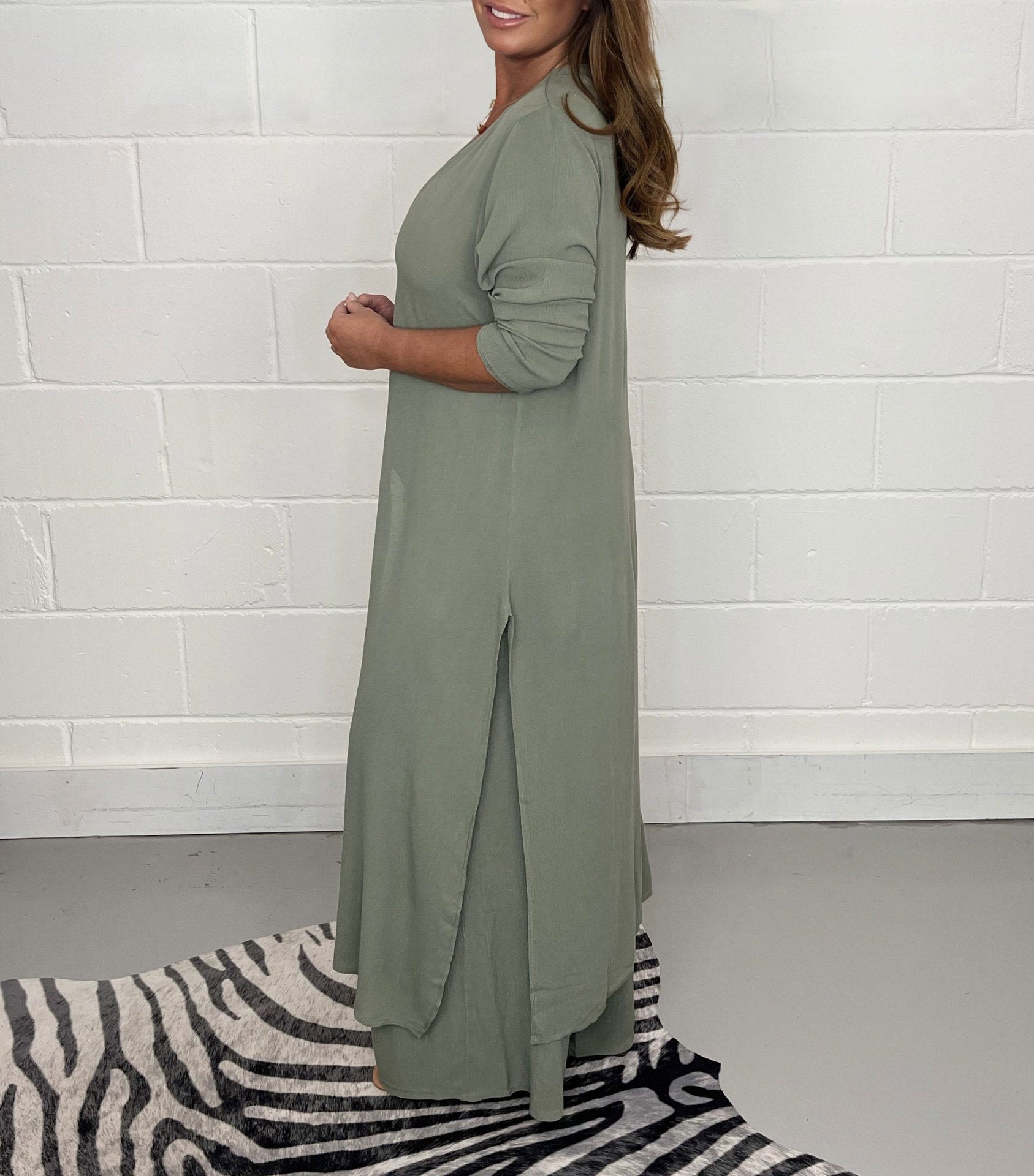 Guadalupe | Casual V-Neck Two-Piece Set
