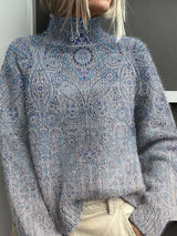 Zinnia | Vibrant Colourblock Turtleneck Sweater