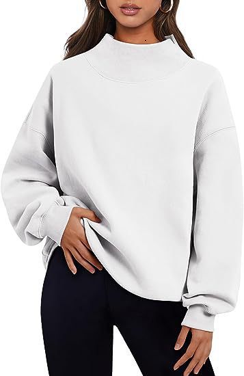 Camille | Oversized Turtleneck Pullover Sweatshirt