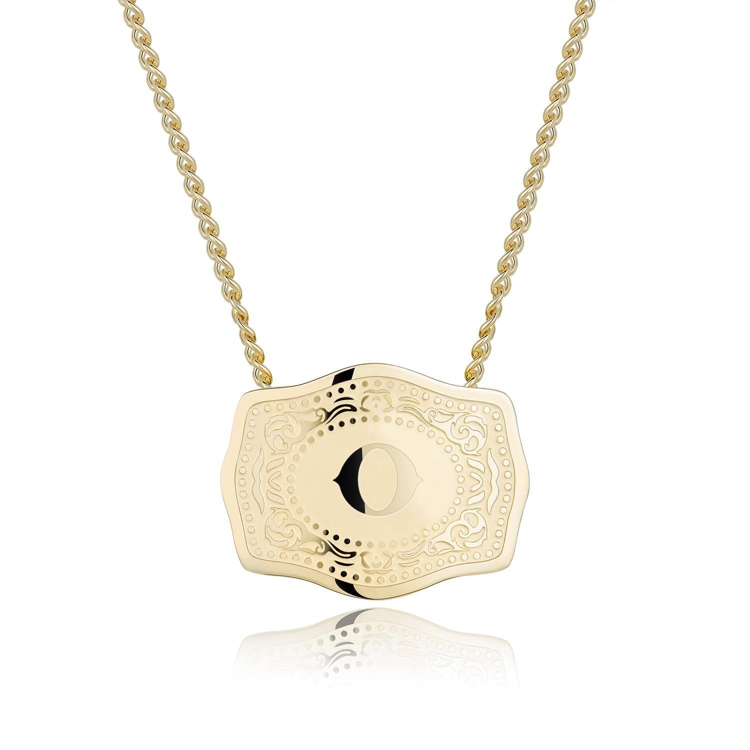 Quinn | Sleek Initial Letter Pendant Necklace